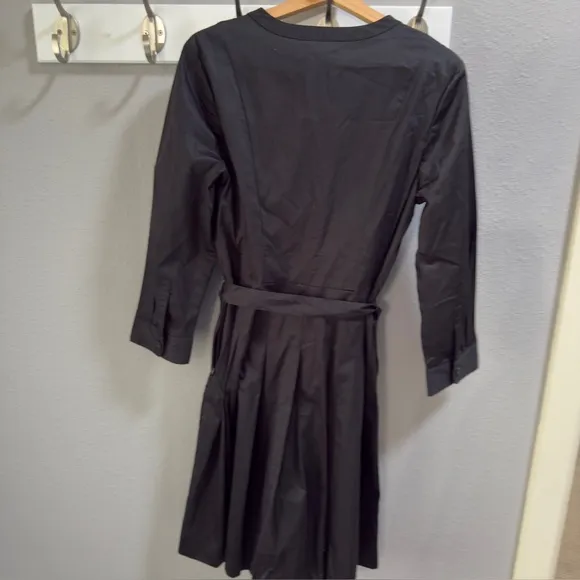 Talbots Black A-Line Shirt Dress - Size 10