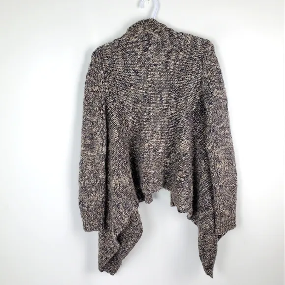 Talbots Open Drape Wool Alpaca Knit Cardigan
