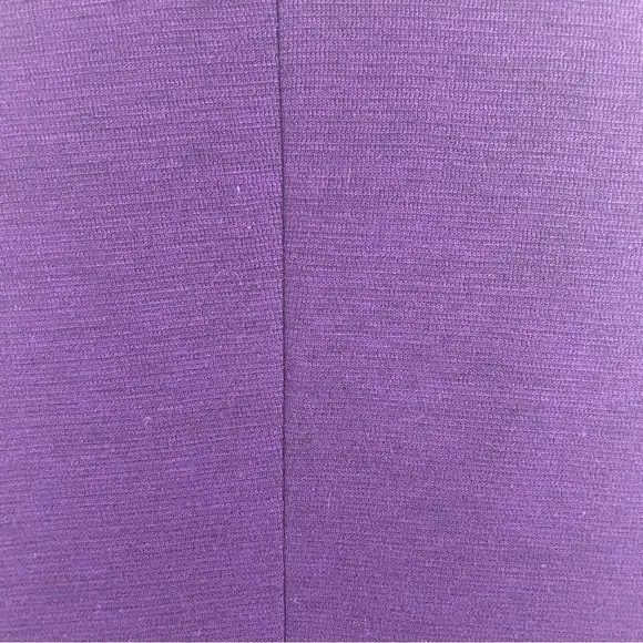 Talbots Wool Blend Purple Blazer Notched Collar Front Pockets Shorter Length 4P