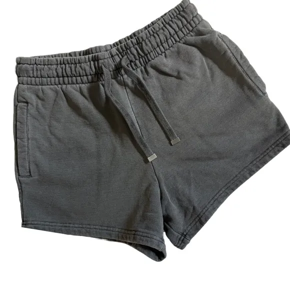 TALENTLESS CHARCOAL GRAY CLASSIC HEAVYWEIGHT SHORTS WITH POCKETS SIZE SMALL