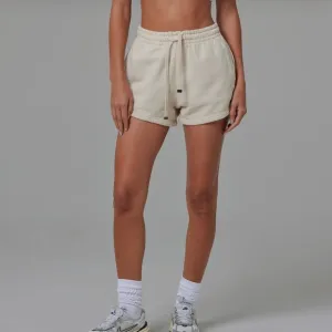 TALENTLESS CREAM/LIGHT TAN CLASSIC HEAVYWEIGHT SHORTS WITH POCKETS SIZE SMALL