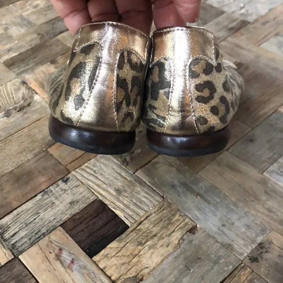 Taryn Rose Leopard Print Flats