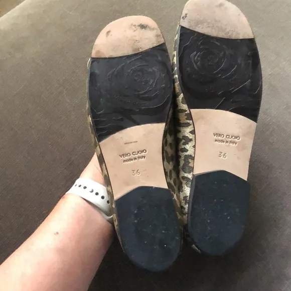Taryn Rose Leopard Print Flats