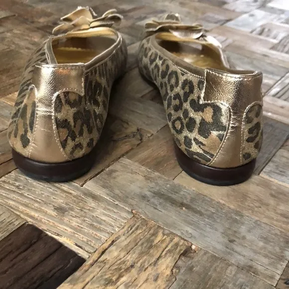 Taryn Rose Leopard Print Flats
