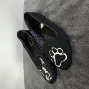 Ted Baker AYAYA Style Dog Shoe Loafers French Bulldog Paw Print