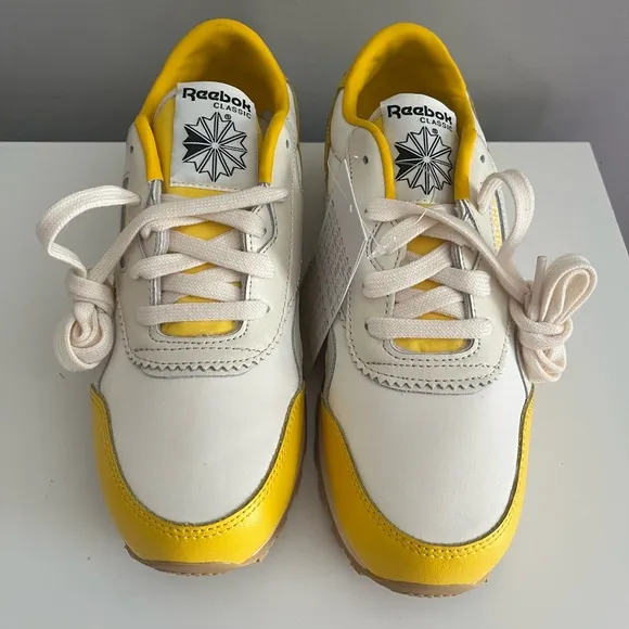 The Animals Observatory x Reebok Yellow and White Sneakers New!