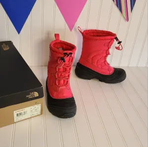 The North Face Alpenglow IV Snow Boots Paradise Pink/Black Little Grl/Yth Size 3