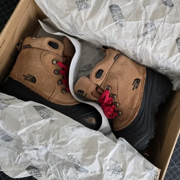 THE NORTH FACE CHILKAT LACE II - YOUTH - TOASTED BROWN/ TNF BLACK