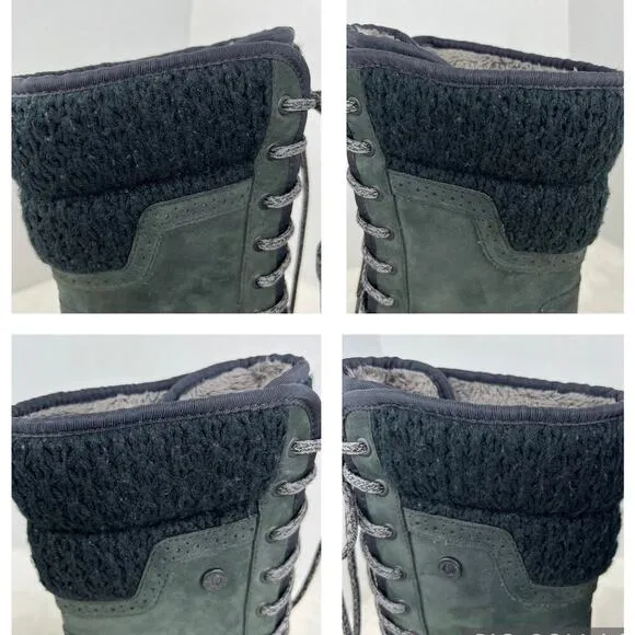 The North Face Shellista Il Mid Apres Boots Black Womens Sz 8.5 Waterproof