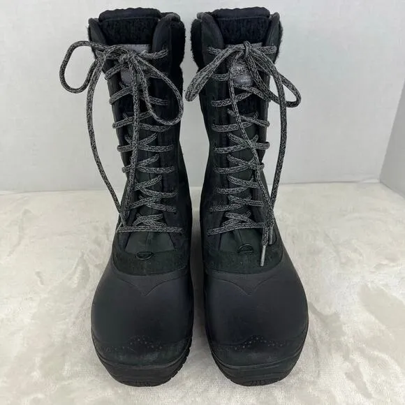 The North Face Shellista Il Mid Apres Boots Black Womens Sz 8.5 Waterproof