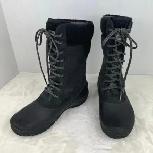 The North Face Shellista Il Mid Apres Boots Black Womens Sz 8.5 Waterproof