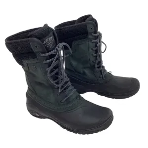 The North Face Shellista ll Mid Waterproof Primaloft Leather Boots Black