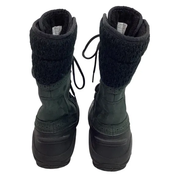 The North Face Shellista ll Mid Waterproof Primaloft Leather Boots Black