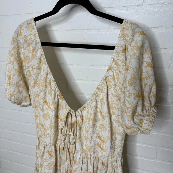 Theme Dresser Samos Dress Honey Floral sz M NWT