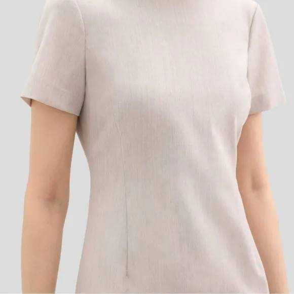Theory Designer Women’s Mini Dress – Quiet Luxury Minimalism Sz.8