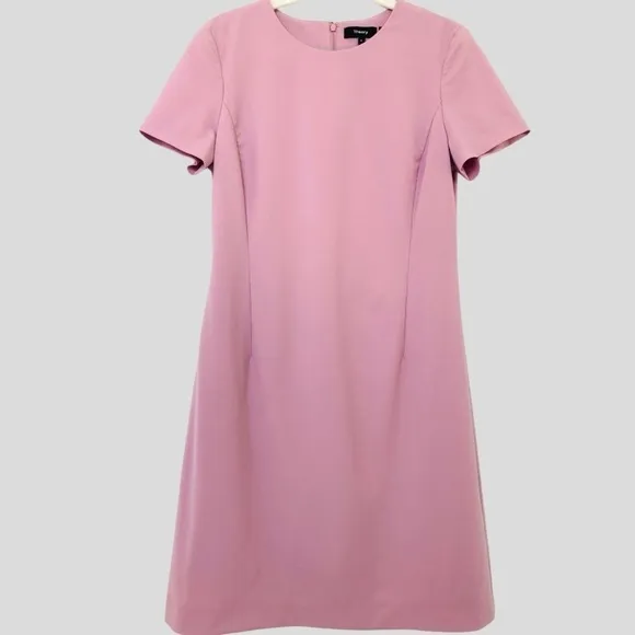 Theory Designer Women’s Mini Dress – Quiet Luxury Minimalism Sz.8