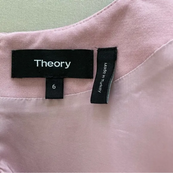 Theory Designer Women’s Mini Dress – Quiet Luxury Minimalism Sz.8