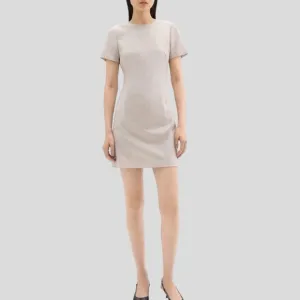 Theory Designer Women’s Mini Dress – Quiet Luxury Minimalism Sz.8