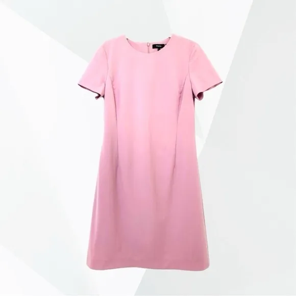 Theory Designer Women’s Mini Dress – Quiet Luxury Minimalism Sz.8