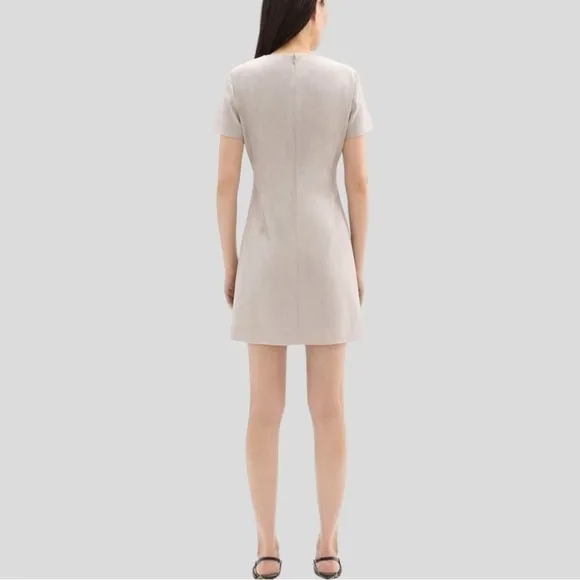 Theory Designer Women’s Mini Dress – Quiet Luxury Minimalism Sz.8