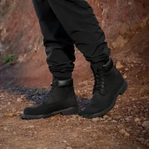 Timberland 6-Inch Black Nubuck Boots Men’s Size 7M Waterproof Work Boots