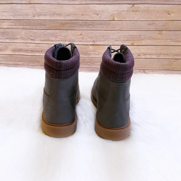 Timberland Linden Woods 6 Inch Waterproof Dark Grey Boots