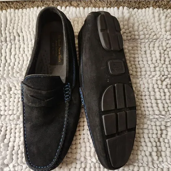To boot New york-Adam derrick ashton black suede loafer size 11