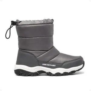 Toddler Snow Boots Lightweight Slip Resistant Mid Calf Winter Shoes