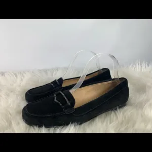 Tod's Black Suede Loafers
