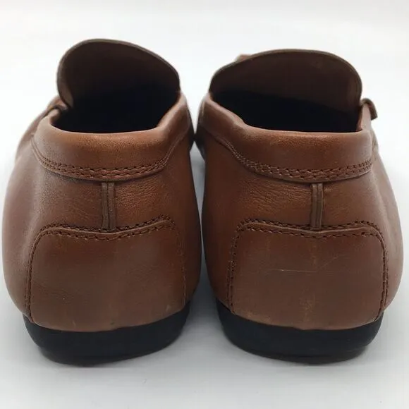 Tod’s Brown Leather Driving Mocassin Driving Loafers Sz EU 36 US 6. *Flawed*