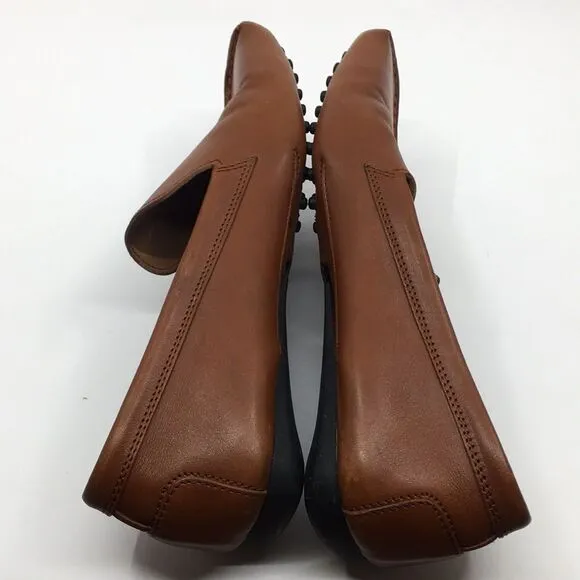 Tod’s Brown Leather Driving Mocassin Driving Loafers Sz EU 36 US 6. *Flawed*