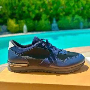 Tod's Quiet Luxury Men's Sneakers- Navy Suede/Tech Nylon