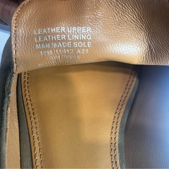Tory Burch Leigh Tan Suede Loafers Size 10