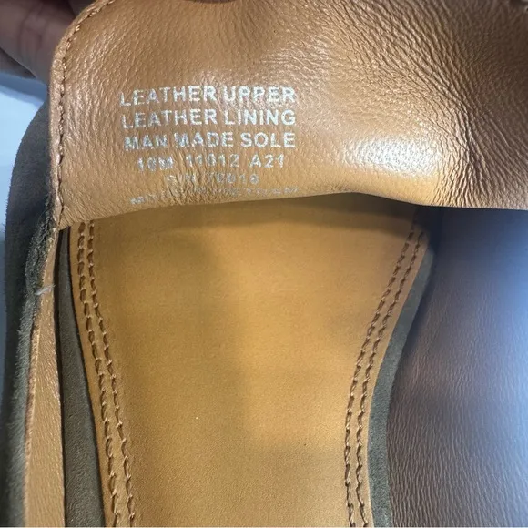 Tory Burch Leigh Tan Suede Loafers Size 10