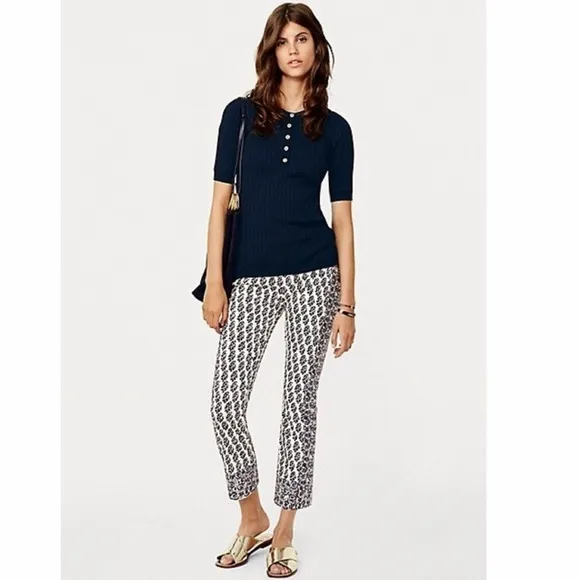 Tory Burch Reya Cropped Jeans