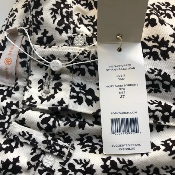 Tory Burch Reya Cropped Jeans
