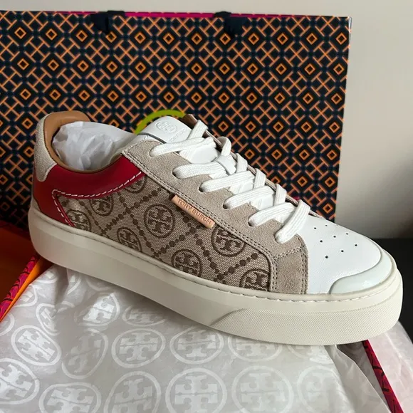 Tory Burch T Monogram Ladybug Sneakers Size 10 Hazel T Monogram Tory Red Calcare