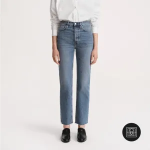Toteme classic cut denim vintage wash; size 25, length 30