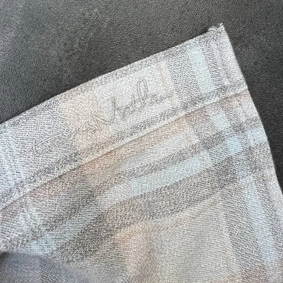 Travis Mathew Heather Sleet Plaid Button-Up Shirt Modern Casual Layering Sz XL