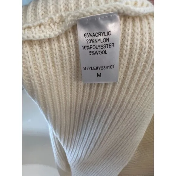 Tuckernuck Ainsley cream knit sweater dress in Medium - WORN ONCE