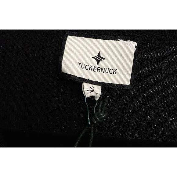 Tuckernuck Black Channing Polo Mini Shift Dress Collared sz S Women's NWT