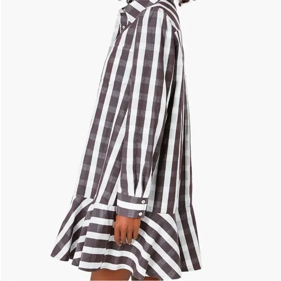 Tuckernuck Espresso Check Callahan Shirt Dress NWT xxs
