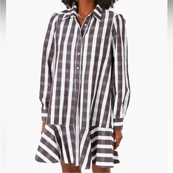 Tuckernuck Espresso Check Callahan Shirt Dress NWT xxs