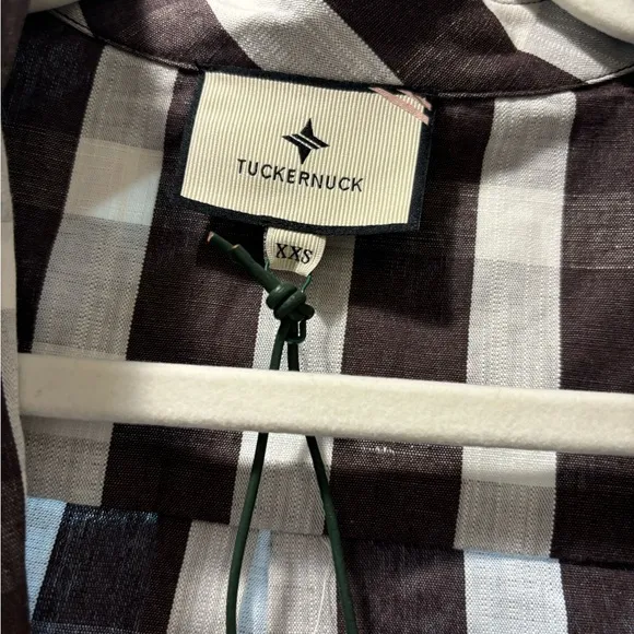 Tuckernuck Espresso Check Callahan Shirt Dress NWT xxs