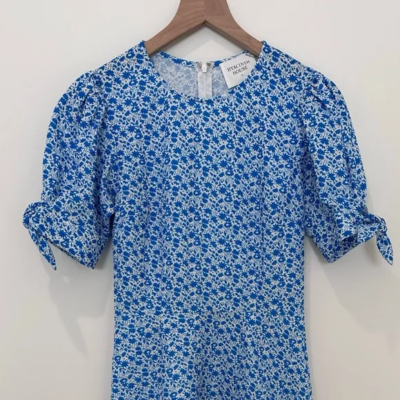 TUCKERNUCK HYACINTH HOUSE Blue Floral Dallas Mini Dress