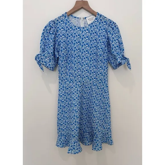 TUCKERNUCK HYACINTH HOUSE Blue Floral Dallas Mini Dress