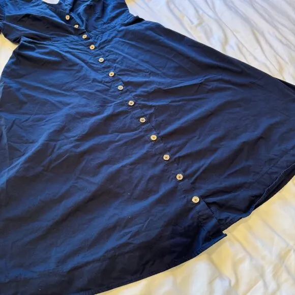 Tuckernuck Kate navy maxi dress