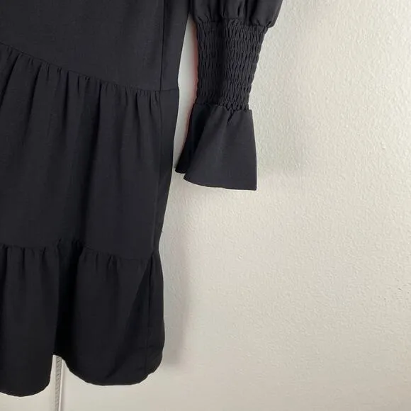 Tuckernuck Kenzo Dress Size S Black Crepe Classic Preppy Party Pomander Place