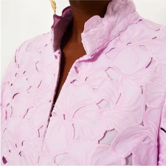 Tuckernuck Lilac Floral Lace Clarice Dress. M. NWT.