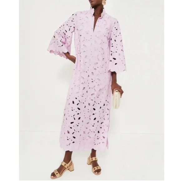 TUCKERNUCK Lilac Floral Lace Clarice Dress MEDIUM